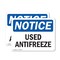 Signmission Used Antifreeze, 10 in W x Rectangle, Plastic OS-2PACK-NS-P-710-L-18822 - alternate 1